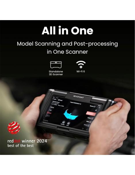 Revopoint MIRACO Scanner 3D Con 16 GB Di RAM Alta Precisione Di 0 02 Mm Velocità Di Scansione Di 15 Fps