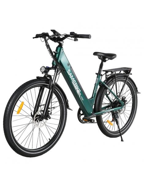 SAMEBIKE RS-A01 Pro Bici Elettrica Motore 500W Batteria 36V 15Ah Pneumatico 27.5*2.1 Pollici 32km/h Velocità Massima - Verde