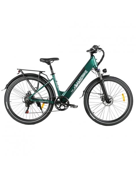 SAMEBIKE RS-A01 Pro Bici Elettrica Motore 500W Batteria 36V 15Ah Pneumatico 27.5*2.1 Pollici 32km/h Velocità Massima - Verde