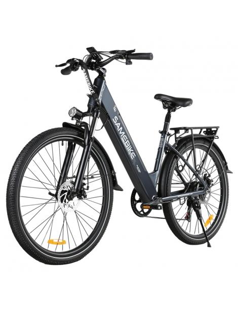 SAMEBIKE RS-A01 Pro Bici Elettrica Motore 500W Batteria 36V 15Ah Pneumatico 27.5*2.1 Pollici - Grigio