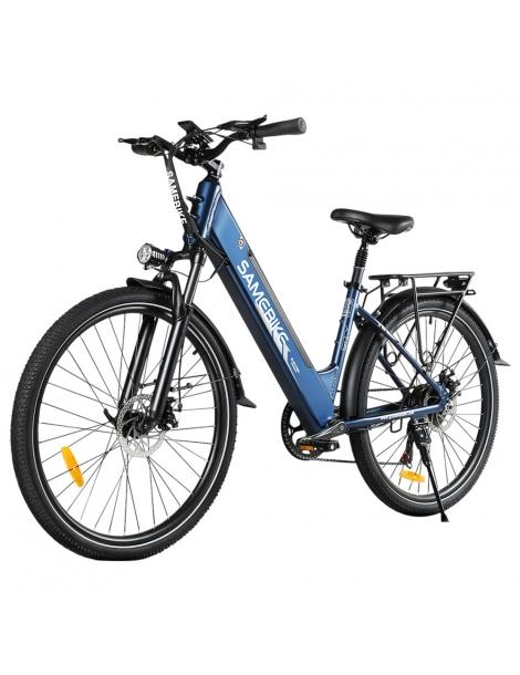 SAMEBIKE RS-A01 Pro Bici Elettrica Motore 500W Batteria 36V 15Ah Pneumatico 27.5*2.1 Pollici Velocità Massima 32km/h - Blu
