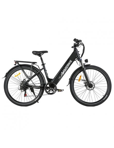 SAMEBIKE RS-A01 Pro Bici Elettrica Motore 500W Batteria 36V 15Ah Pneumatico 27.5*2.1 Pollici Velocità Massima 32km/h - Nero