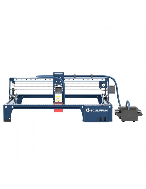 SCULPFUN S30 5W Taglierina Con Incisione Laser Assistenza Automatica Ad Aria Lente Sostituibile Scheda Madre A 32 Bit