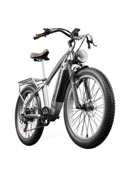 Shengmilo MX04 26 * 3 0 Pollici Fat Tire Electric Moped Bike Bafang 500W Motore 15Ah Batteria Shimano Gear