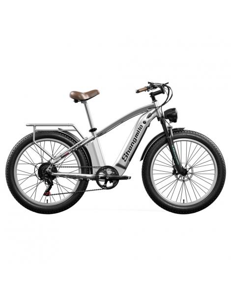Shengmilo MX04 26 * 3 0 Pollici Fat Tire Electric Moped Bike Bafang 500W Motore 15Ah Batteria Shimano Gear