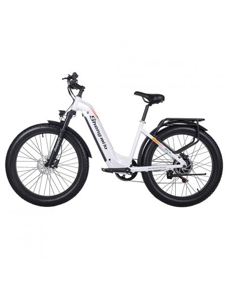 Shengmilo MX06 Bici Elettrica Fuoristrada Motore Bafang 500W Batteria Samsung 48V 17.5Ah Pneumatici Grassi All-terrain 26in