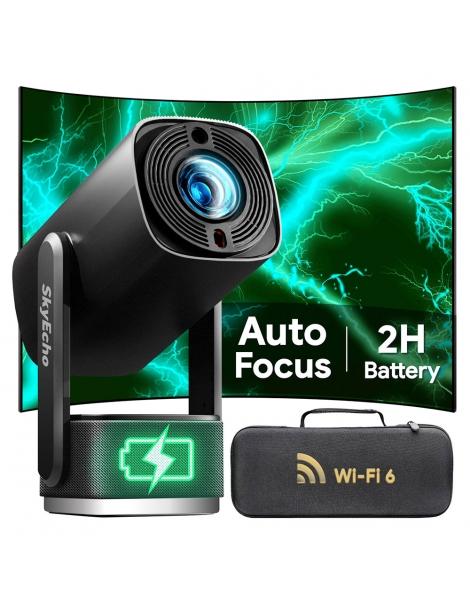 SkyEcho FreeONE Pro Proiettore Portatile 350 ANSI Lumen Risoluzione Nativa 720P Supporto Gimbal A 270°