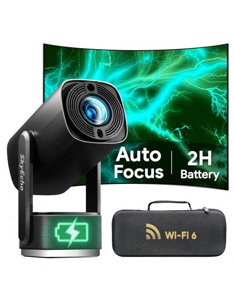 SkyEcho FreeONE Pro Proiettore Portatile 350 ANSI Lumen Risoluzione Nativa 720P Supporto Gimbal A 270°