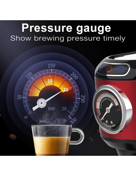 Sonifer SF3558 1450W Caffettiera Elettrica Per Caffè Espresso Pompa A 15 Bar Cappuccinatore Con Schiuma Di Latte