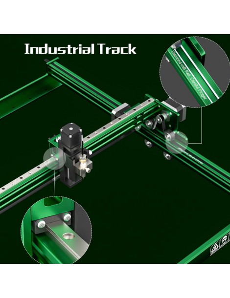 Taglierina Con Incisore Laser NEJE Max 4 E80 Potenza Ottica 24W Messa A Fuoco Fissa Assistenza Pneumatica Automatica