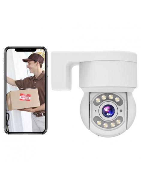 TALLPOWER C48 Telecamera WiFi per esterni HD 2K 4MP visione notturna inclinazione panoramica a 360°
