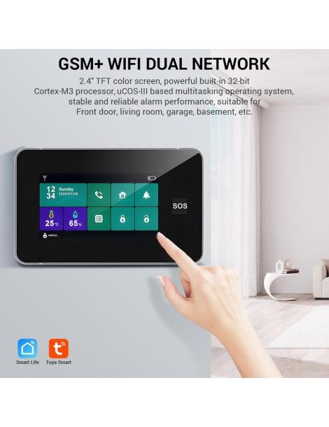 TALLPOWER G60 Sistema Di Allarme Domestico Wireless 12 Kit Con Telecamera Di Sorveglianza Da 4MP