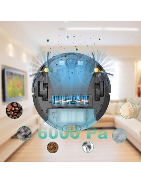 Tesvor M2 Robot Aspirapolvere Con Funzione Mop Aspirazione 6000Pa