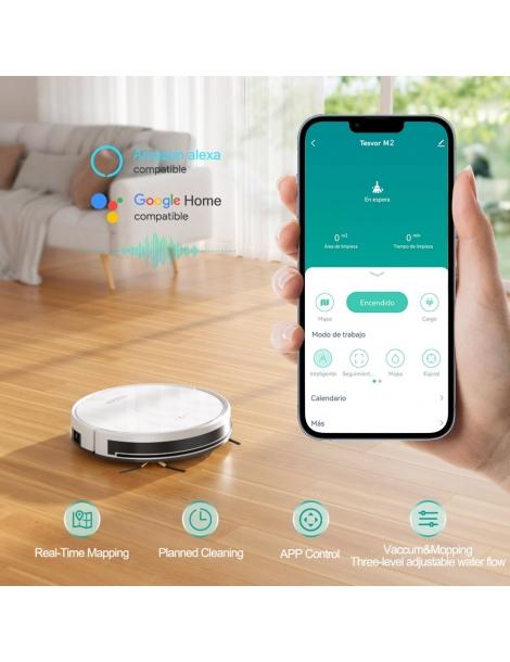 Tesvor M2 Robot Aspirapolvere Con Funzione Mop Aspirazione 6000Pa