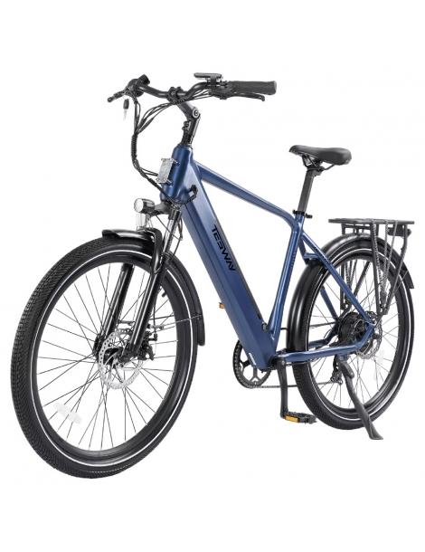 TESWAY STRIDER Bici Elettrica Motore Da 250W Batteria Da 48V 12Ah Pneumatici Da 27 5*2 4 Pollici - Blu