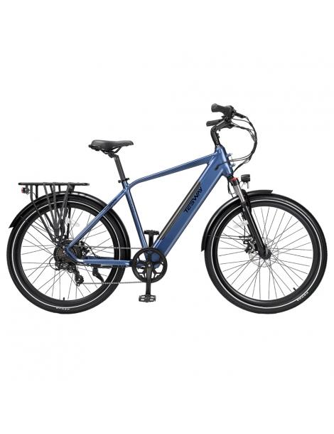 TESWAY STRIDER Bici elettrica motore da 250W batteria da 48V 12Ah pneumatici da 27 5*2 4 pollici - Blu