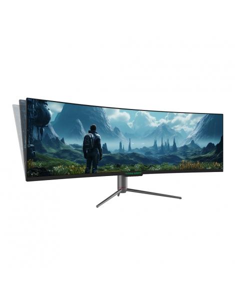 TITAN ARMY C49SHC Monitor Da Gioco 32:9 49 Pollici DFHD 3840×1080 A Schermo Maggiorato Pannello CSOT HVA Curvo 1500R