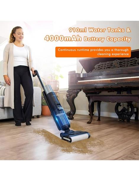 TOSIMA H1 Aspirapolvere A Secco Senza Fili Batteria Agli Ioni Di Litio Da 4000mAh 21 9V Serbatoio Dell'acqua Da 910ml