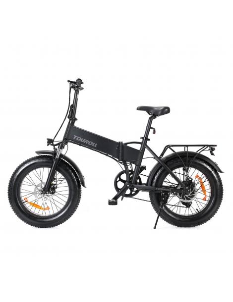 Touroll S1 Fat Bike Elettrica Copertone Da 20*4.0" Batteria Da 48V 15.6Ah Autonomia Massima 100 Km