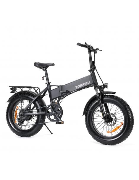 Touroll S1 Fat Bike Elettrica Copertone Da 20*4.0" Batteria Da 48V 15.6Ah Autonomia Massima 100 Km