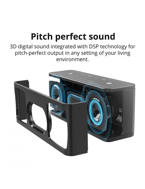 Tronsmart Element Mega SoundPulse™ Altoparlante Bluetooth 5.0 Con Uscita Fino A 40W Suono Digitale 3D Controllo Touch - Nero