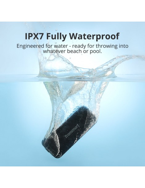 Tronsmart Element T2 Plus Altoparlante Portatile Bluetooth 5.0 Con 20W Di Bassi Profondi IPX7 Impermeabile - Nero