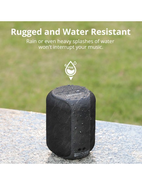 Tronsmart Element T6 Mini 15W 5.0 Altoparlante Bluetooth 30m IPX6 24H Tempo Di Riproduzione-Nero
