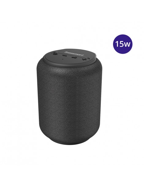 Tronsmart Element T6 Mini 15W 5.0 Altoparlante Bluetooth 30m IPX6 24H Tempo di riproduzione-Nero