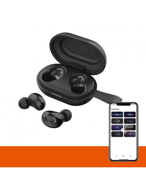 Tronsmart Spunky Beat Auricolari Bluetooth Wireless (APP Edition) - Nero