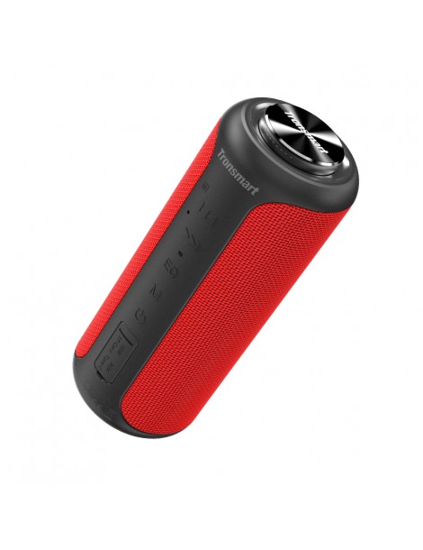 Tronsmart T6 Plus Edizione Aggiornata Altoparlante Portatile Bluetooth 5.0 Con Potenza Fino A 40W Suono A 360° IPX6 NFC - Rosso