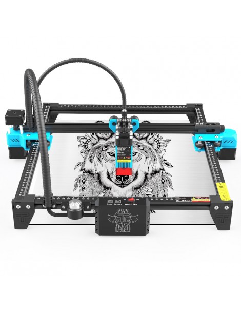 TWO TREES TTS 5.5W 40W CNC Taglierina Per Incisioni Laser 0.08 * 0.08mm Compresso Spot Metallo 300x300mm