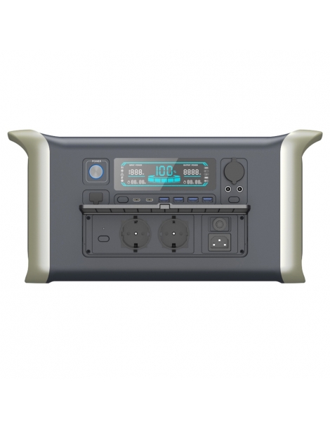 UAPOW Apower1000 Stazione di alimentazione portatile generatore solare LiFePO4 da 1024Wh uscita CA 1800W ricarica PD 100W