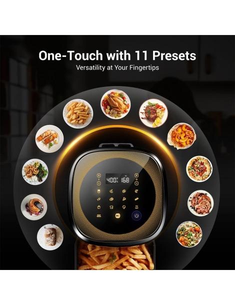 Ultenic K10 Friggitrice Ad Aria Senza Olio APP E Controllo Vocale 5L Forno Elettrico Caldo Senza Olio Cuocitore Intelligente