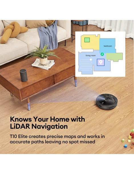 Ultenic T10 Elite Robot Aspirapolvere Con Stazione Di Raccolta Della Polvere Aspirazione Mopping 2 In 1 Aspirazione 2200Pa