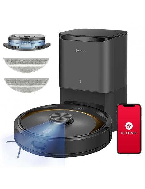 Ultenic T10 Elite Robot Aspirapolvere con Stazione di Raccolta della Polvere Aspirazione Mopping 2 in 1 Aspirazione 2200Pa