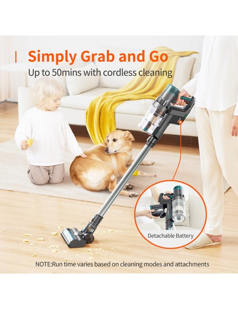 Ultenic U11 Pro Aspirapolvere Senza Fili 25000Pa Aspirazione 2200mAh Batteria Con Display LED 4 Diverse Spazzole Ausiliarie