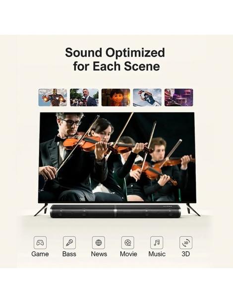 Ultimea Tapio VII 2.1 Wired Soundbar Per Dispositivi TV Soundbar 2.1 Da 190 W Con Subwoofer - Nero