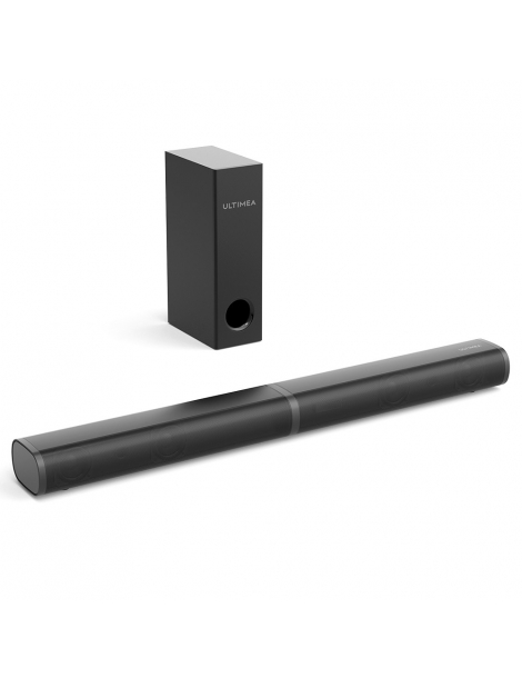 Ultimea Tapio VII 2.1 Wired Soundbar per dispositivi TV Soundbar 2.1 da 190 W con subwoofer - Nero