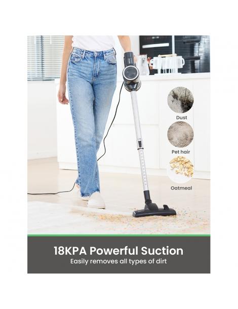Vactidy C6 Aspirapolvere A Filo Aspirazione Potente Da 18kPa Contenitore Della Polvere Da 800ml Con Cavo Da 7m
