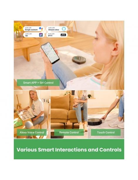 Vactidy T8 Robot Aspirapolvere Aspirazione 3000Pa Rilevamento Tappeti