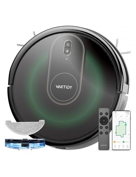 Vactidy T8 Robot Aspirapolvere Aspirazione 3000Pa Rilevamento Tappeti