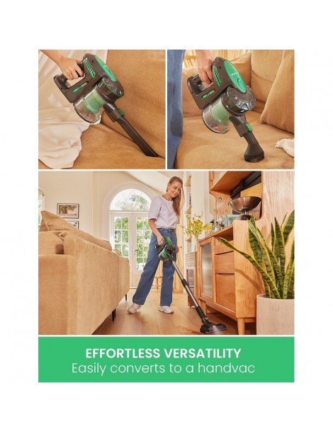 Vactidy V8 Handheld Cordless Vacuum Cleaner 20KPa Suction LED Electric Brush Head Detachable Battery 35min Runtime