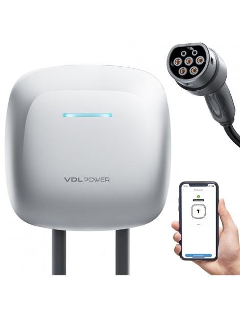 VDLPOWER EC50 Caricabatterie Per Veicoli Elettrici Ricarica Rapida Da 11KW Stazione Di Ricarica Da 10/13/16A Con Controllo APP