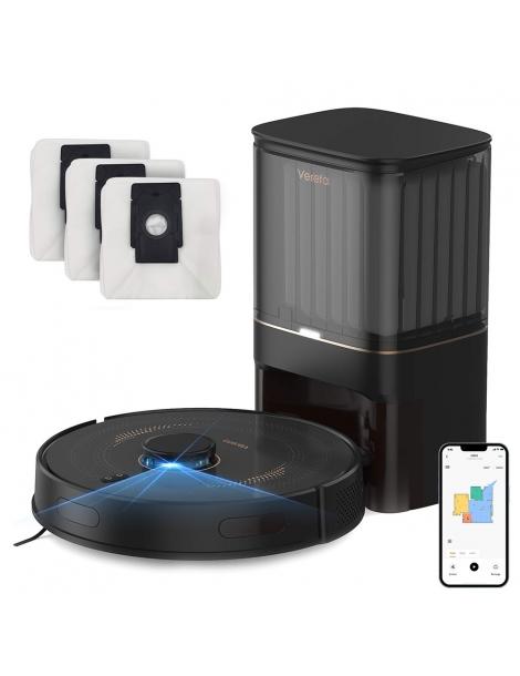 Verefa L11 Pro 3000Pa Robot Aspirapolvere Auto-Vuoto Sacchetto polvere 4L