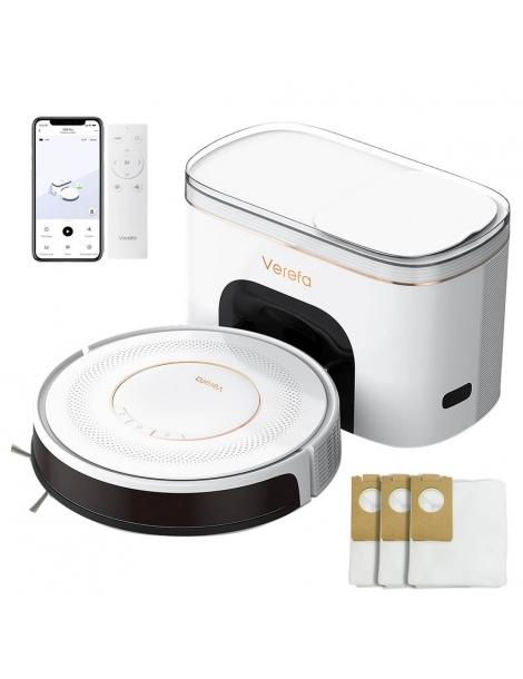 Verefa V60 Pro 3200Pa Robot Aspirapolvere auto svuotante basso rumore