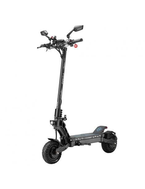 YUME HAWK Scooter elettrico pieghevole 10x3.15" pneumatici tubeless per tutti i terreni motore 1200W*2 batteria 60V 22.5Ah