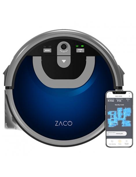 ZACO W450 Robot pulitore serbatoio d'acqua dolce da 850 ml 3 modalità di pulizia - Blu sfumato