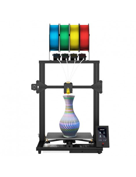 Zonestar Z8PM4 Pro Stampante 3D 4 Titan Extruders Miscelazione Colore 4 In1 Out Livellamento Automatico 300 * 300 * 400 Mm