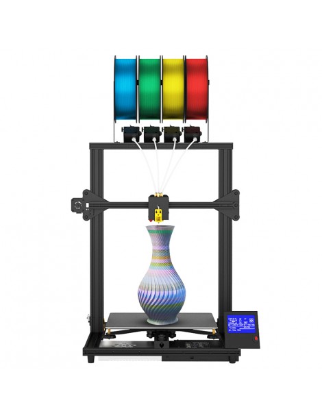 Zonestar Z8PM4 Pro Stampante 3D 4 Titan Extruders Miscelazione Colore 4 In1 Out Livellamento Automatico 300 * 300 * 400 Mm