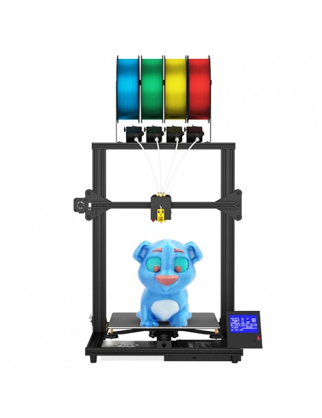 Zonestar Z8PM4 Pro Stampante 3D 4 Titan Extruders Miscelazione Colore 4 In1 Out Livellamento Automatico 300 * 300 * 400 Mm